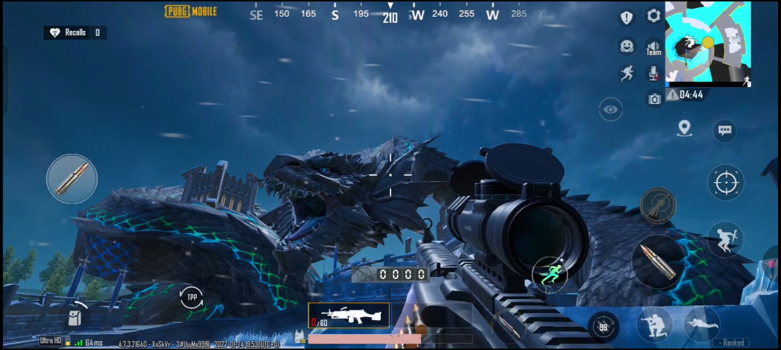 PUBG MOBILE and BGMI 4.7 Winter Theme Mode gameplay for Spawn Island and map changes