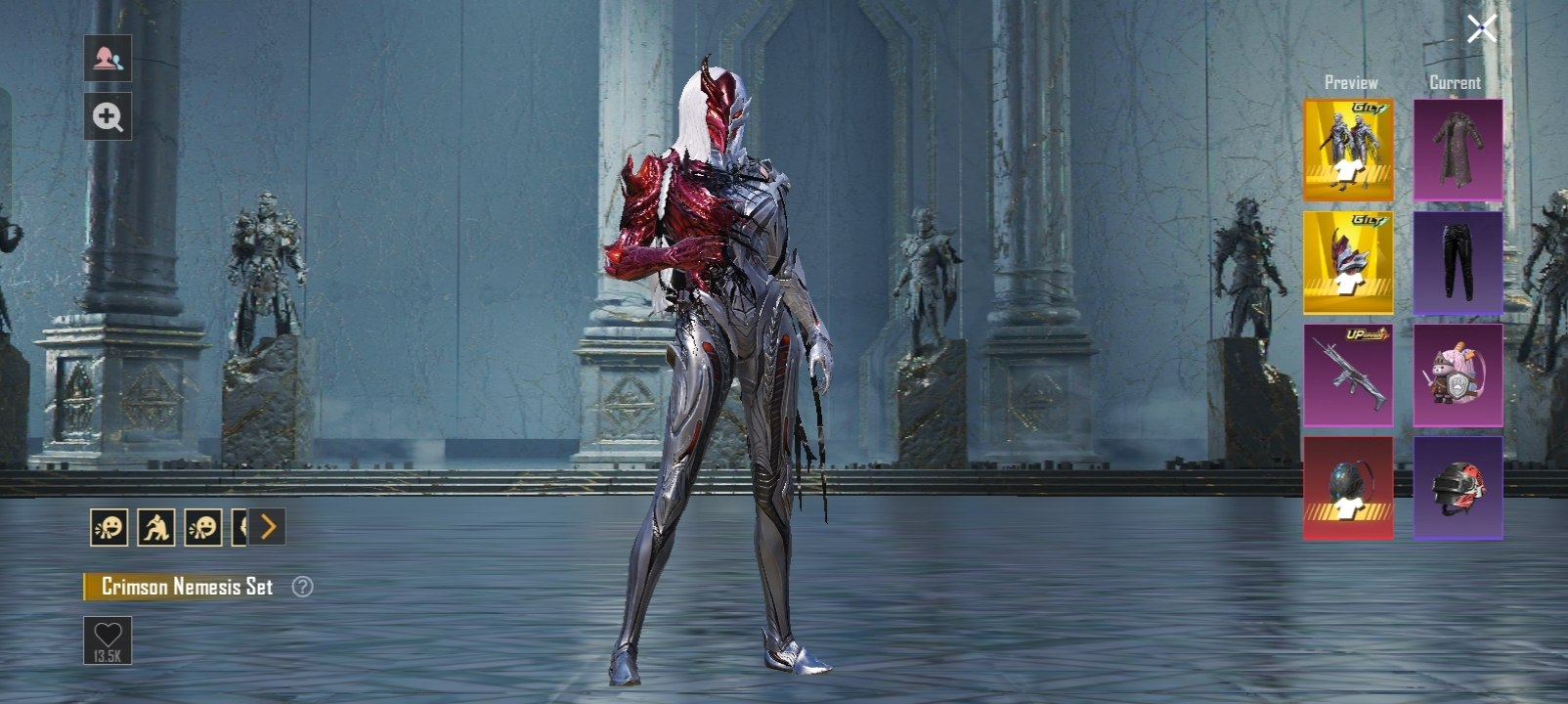 Bloodstained Nemesis Scar-L, known as Crimson Nemesis in BGMI, preview 3